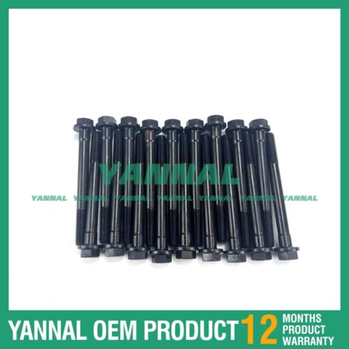 Juego de pernos de cabeza de 14 piezas para motor di¨¦sel Yanmar 4TNV86