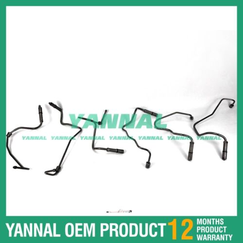 6D140 Fuel Injection Pipe 6261-71-5110 6261-71-5120 For Komatsu Excavator Parts