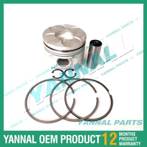 4x para pist¨®n Mitsubishi con juego de anillos repuestos de motor 4M51