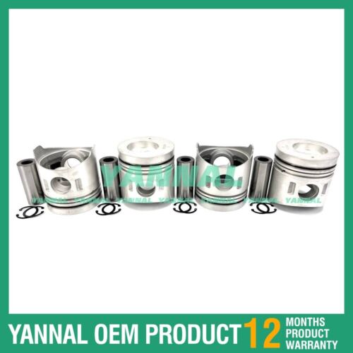 4X 4D32 Piston STD ME013313 For Mitsubishi Excavator Parts