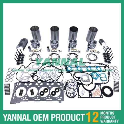New V2607 For Kubota Overhaul Rebuild Kit With Gasket Set Diesel Engine