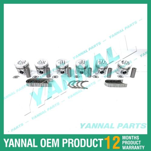 6x para el equipo del pist¨®n de Mitsubishi con los recambios del motor de los transportes del motor del anillo S6K
