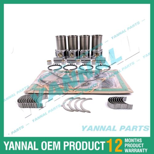 4D92E Overhaul Rebuild Kit With Full Gasket Bearing Set For Yanmar Engine