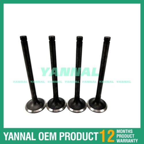 4X 3B Exhaust Valve 13715-58040 For Toyota Excavator Parts