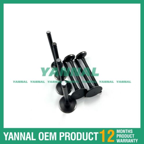 4D84-1 Intake Valve With Exhaust Valve For Yanmar Excavator Engine Parts