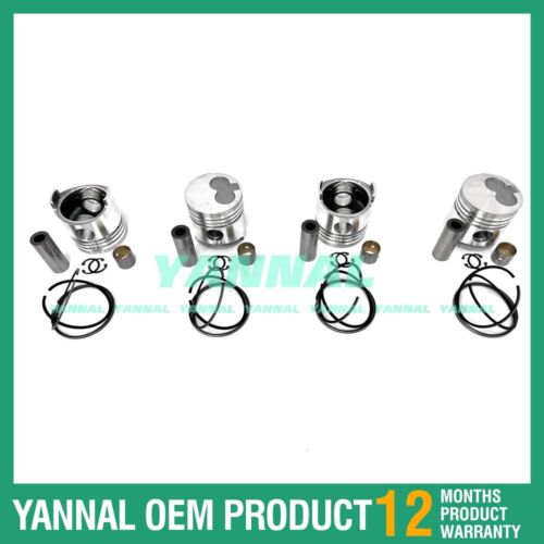 Piston With Rings For Mazda S2 Engine Part