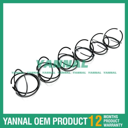 Juego de 6 anillos de pist¨®n de 0,5 mm para piezas de motor Kubota S2600 (se ajusta a un motor)