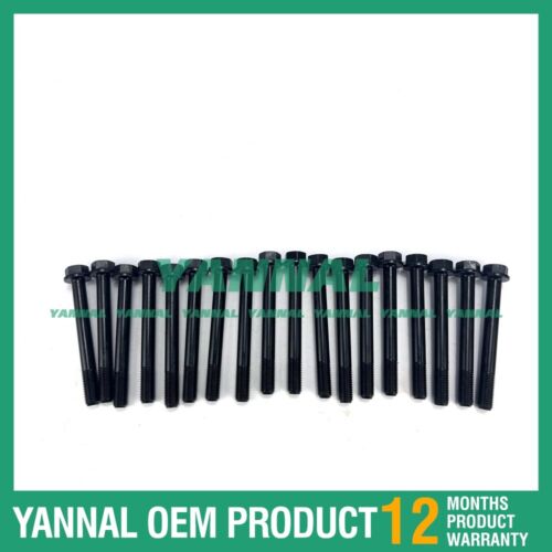 18 PCS Cylinder Head Bolt 31A01-21100 For Mitsubishi S4L2 Diesel Engine