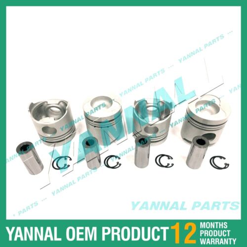 4x For Hino Piston Kit STD W04CT Engine Spare Parts