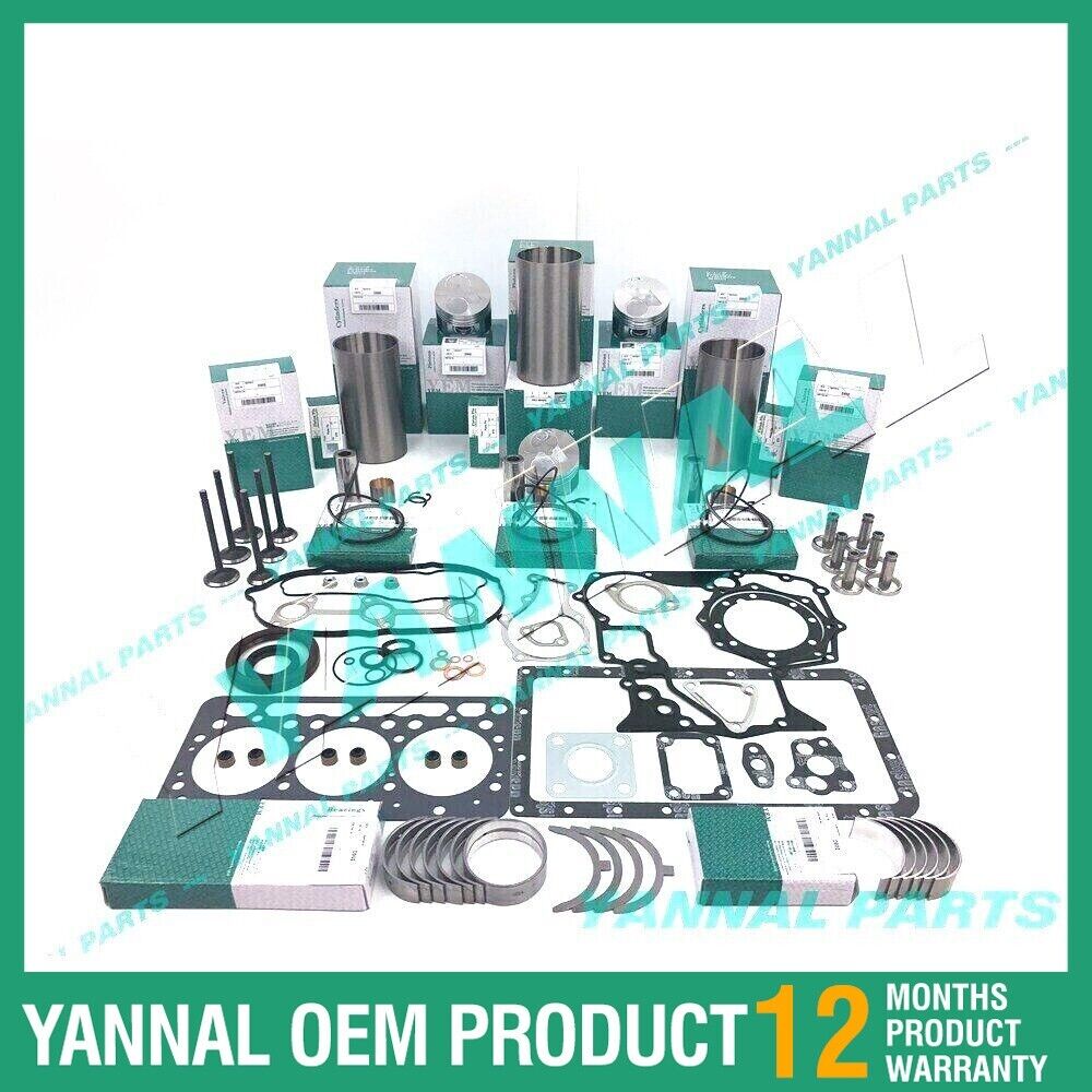 New Overhaul Engine Rebuild Kit For Kubota D902 Engine BX2230D BX2350D BX2360