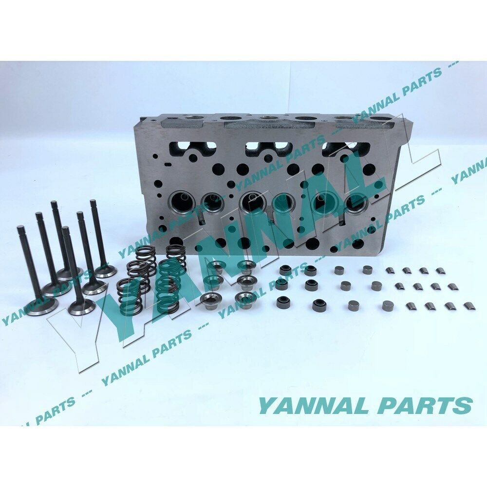 New D1101 Complete Cylinder Head With Valves For Kubota