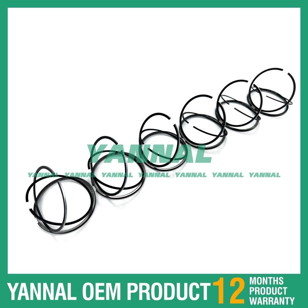 6x C12 Anillo de pist¨®n STD para motor di¨¦sel Caterpillar