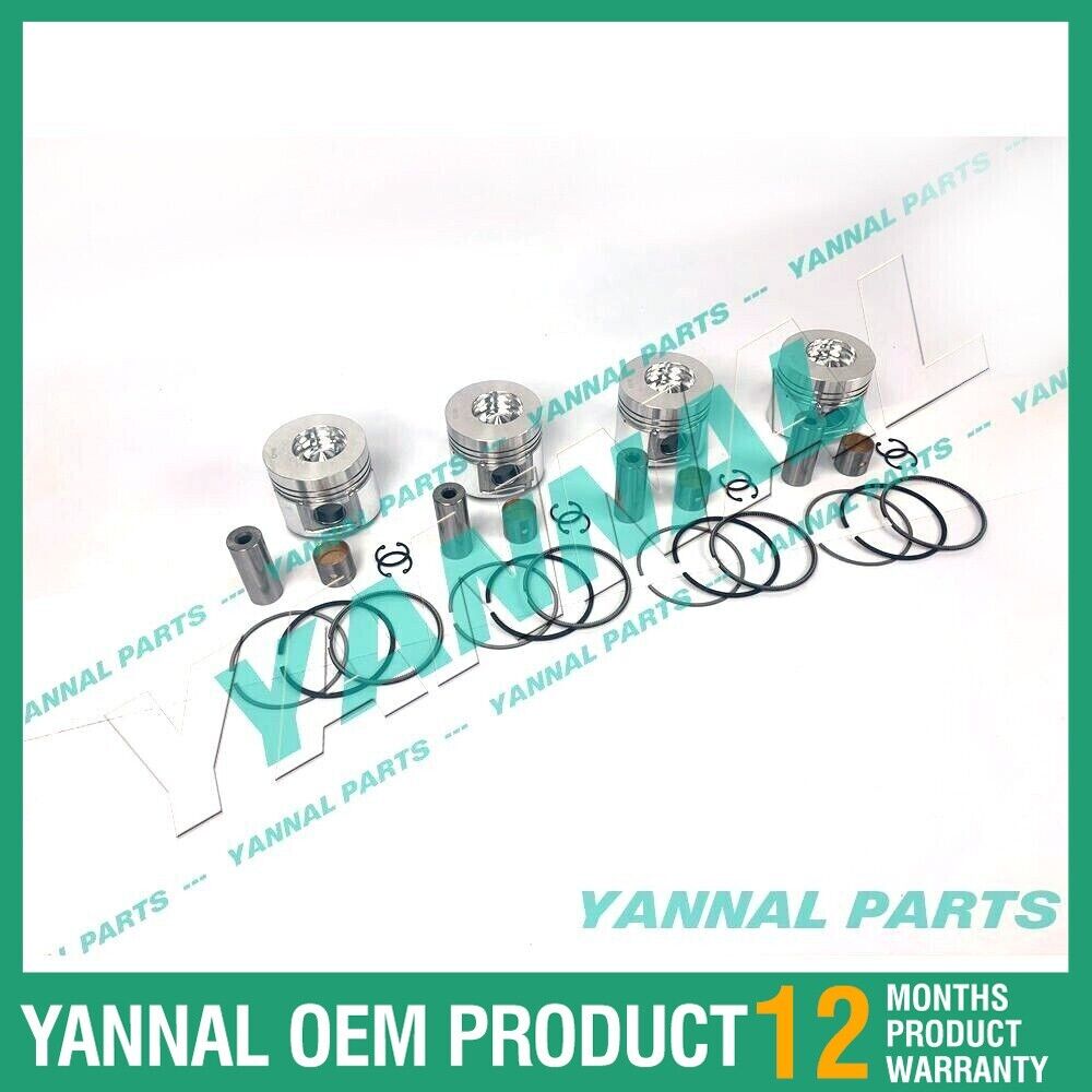 New Cummins B3.3 Piston & Rings ( 4 PCS )