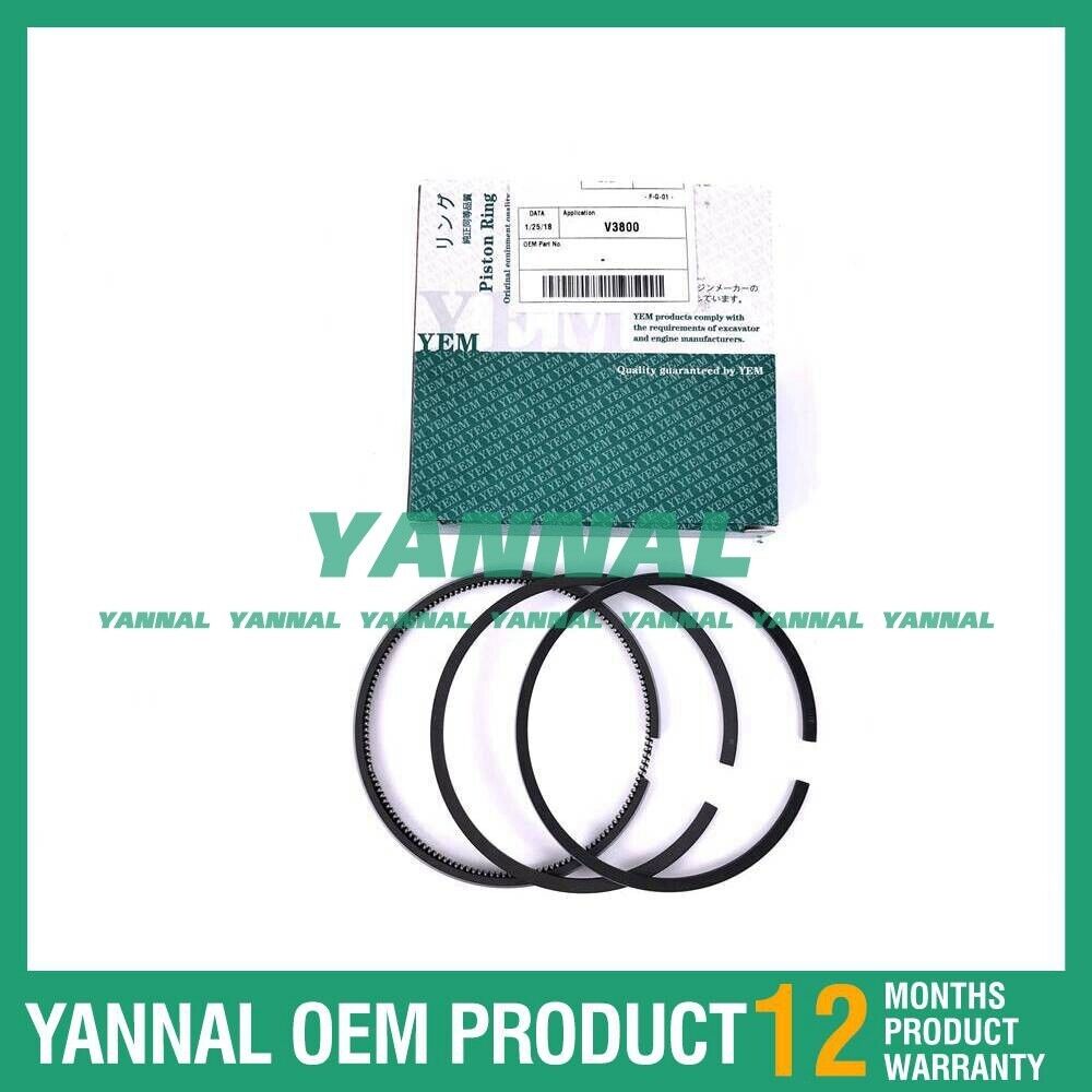 4 Pieces Piston Ring 6692364 For Bobcat S220 S250 S300 S330