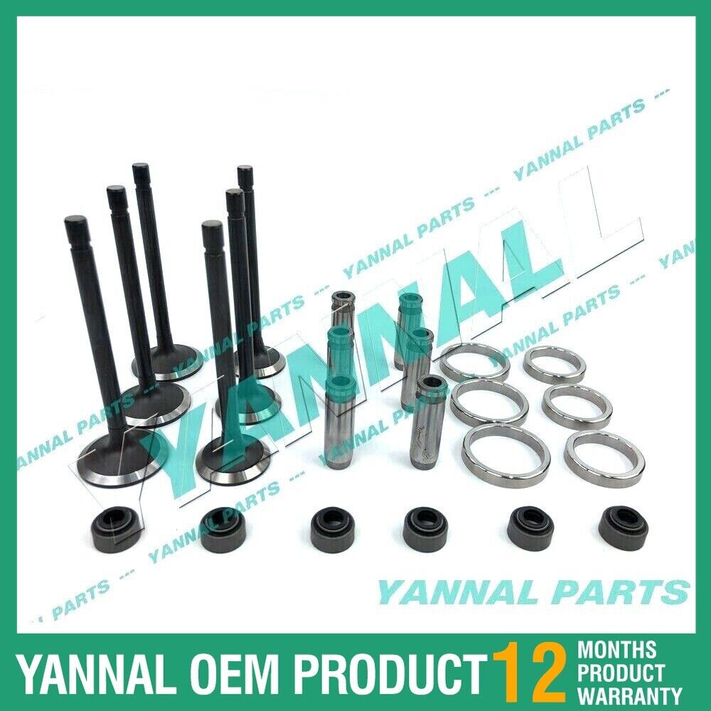 1 Juego de v¨¢lvula de admisi¨®n y v¨¢lvula de escape para motor Kubota D902