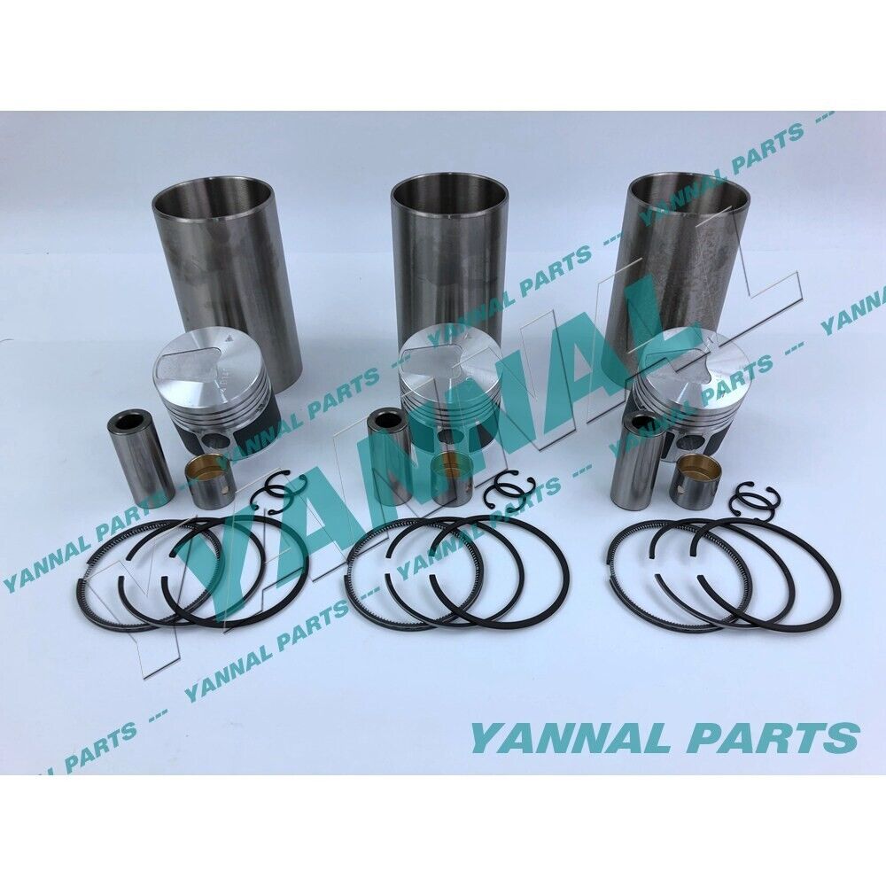 FOR MITSUBISHI Engine K3D LINER KIT PISTON PISTON RING CYLINDER LINER