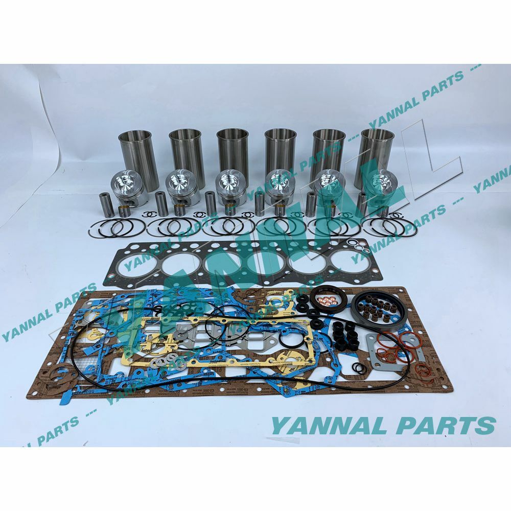 New 6D95-5 Overhaul Kit With Full Gasket Set For Komatsu PC200-5 Excavator