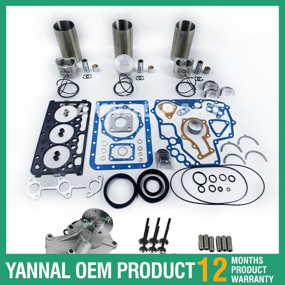 STD Overhaul Rebuild Kit For Kubota D722 Engine with water pump
