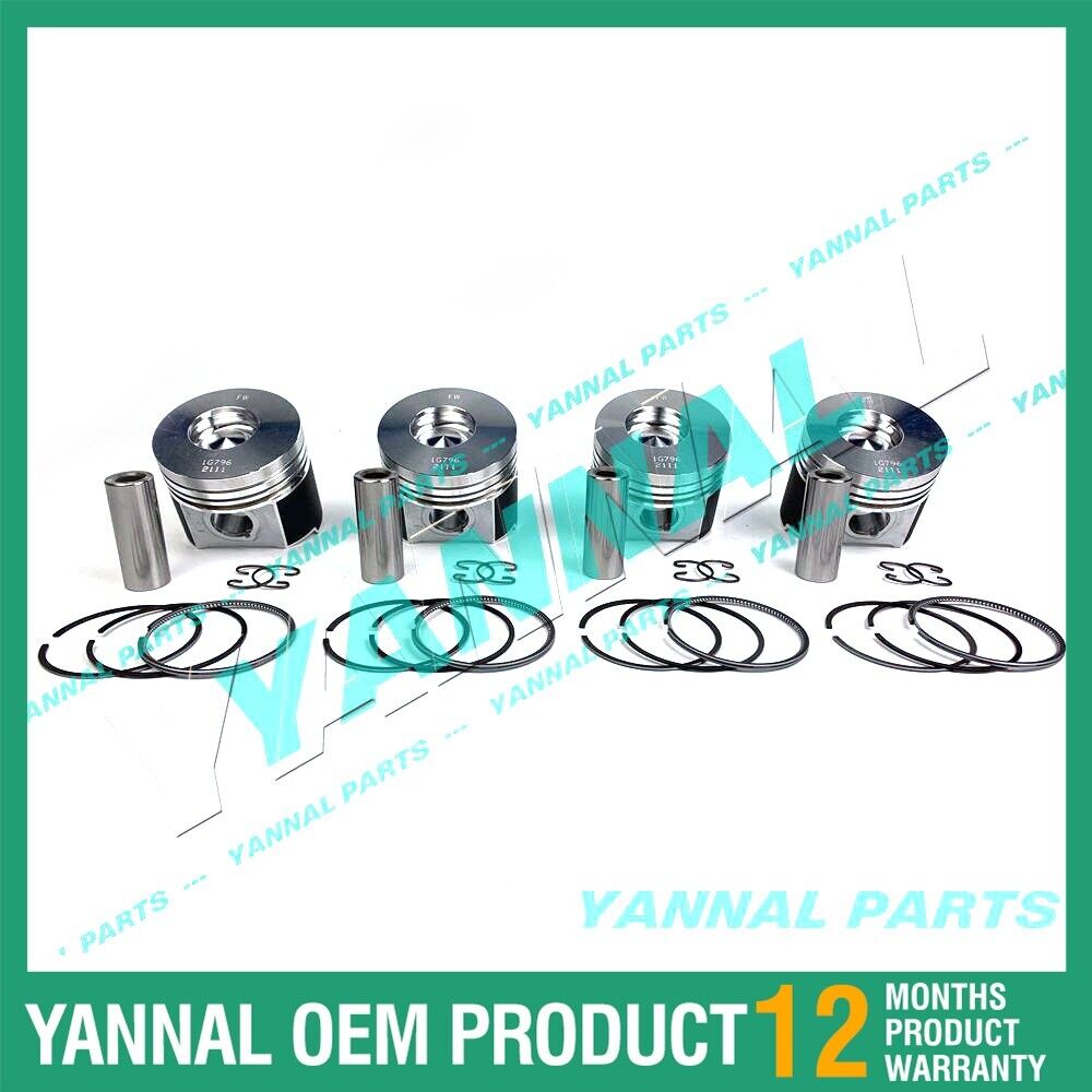 Pist¨®n con anillo 6688644 6685095 para cargador Bobcat T140 T180 S175 S530 S150 S180