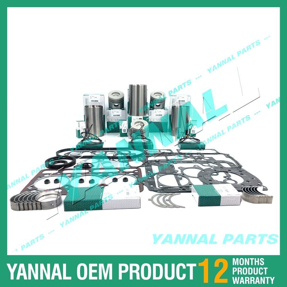 Nuevo kit de revestimiento Kubota D1402-IDI con juego completo de juntas y kit de v¨¢lvulas de rodamientos