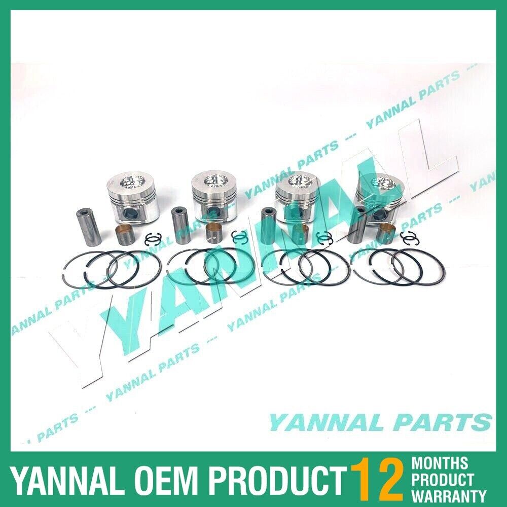 New Cummins B3.3 Piston & Rings ( 4 PCS )