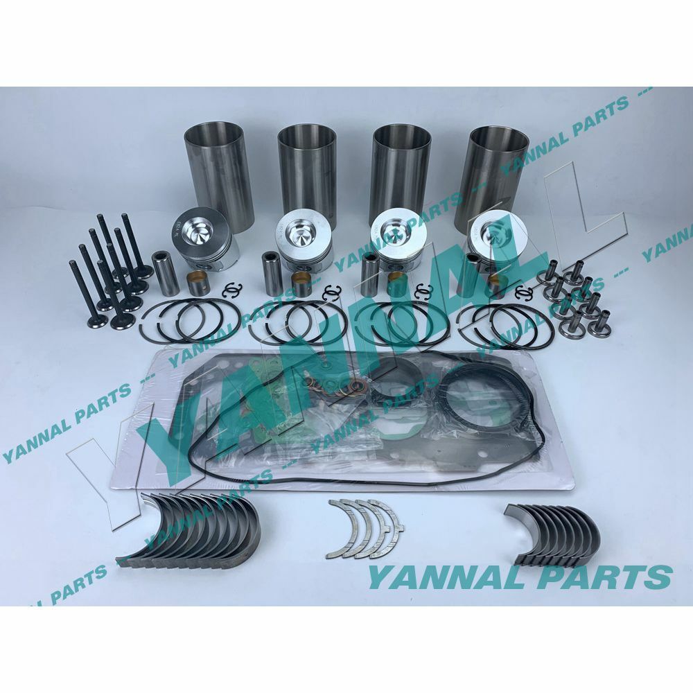 New Yanmar 4TNE82 Rebuild Overhaul Kit With Gasket Set Engine Valve Bearing Set