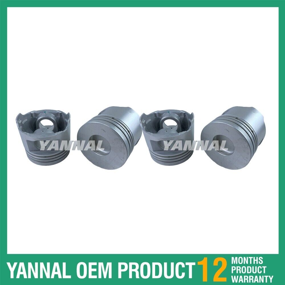 4 PCS 14B Piston Kit STD 13101-58040-50 For Toyota Diese Engine