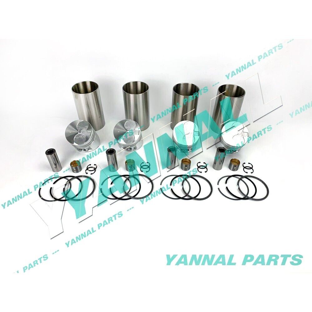 Nuevo kit de reparaci¨®n Shibaura N844 con revestimiento de anillo de pist¨®n STD (4 piezas)