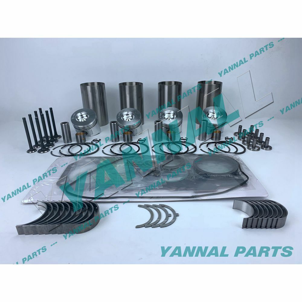 New Yanmar 4TNE82 Rebuild Overhaul Kit With Gasket Set Engine Valve Bearing Set