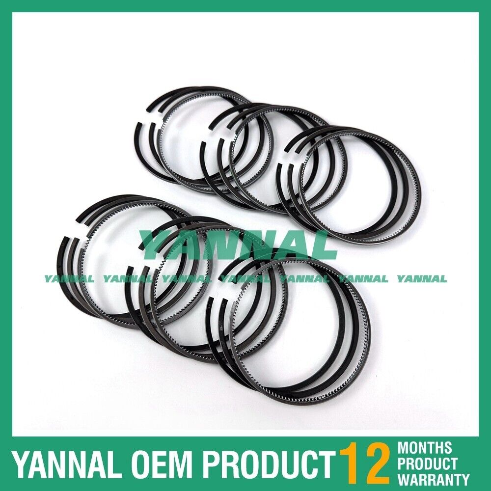 مجموعة حلقات مكبس الأسطوانة الجديدة Mitsubishi 6D31 STD (لمحرك واحد)