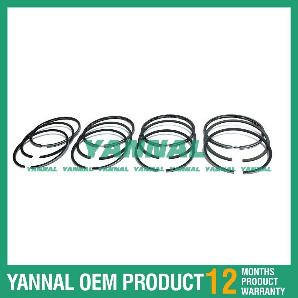 4 Pieces Piston Ring 6692364 For Bobcat S220 S250 S300 S330