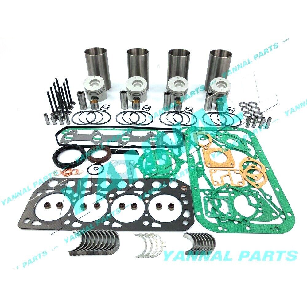 New Mitsubishi K4F K4F-DI Overhaul Kit With Gasket Set & Valve Kit & Bearing Set