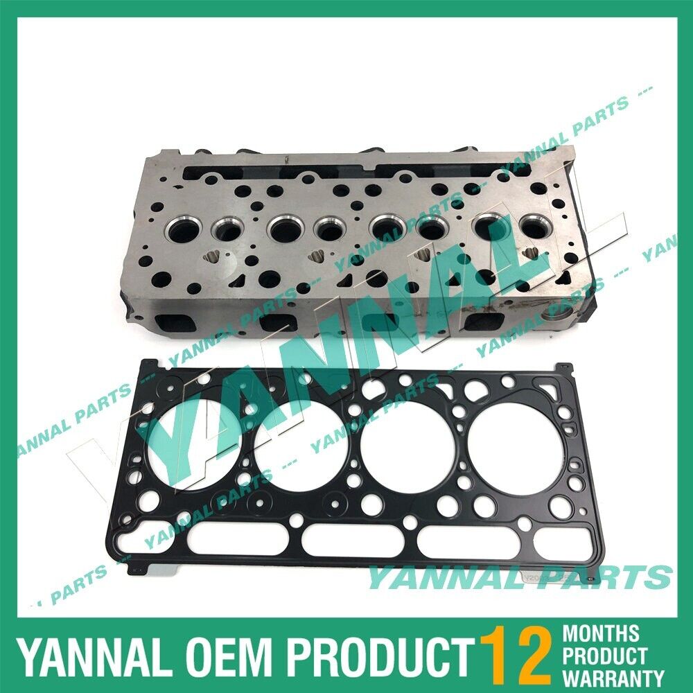 New Kubota V2003 V2003-IDI V2403 Bare Cylinder Head With Head Gasket