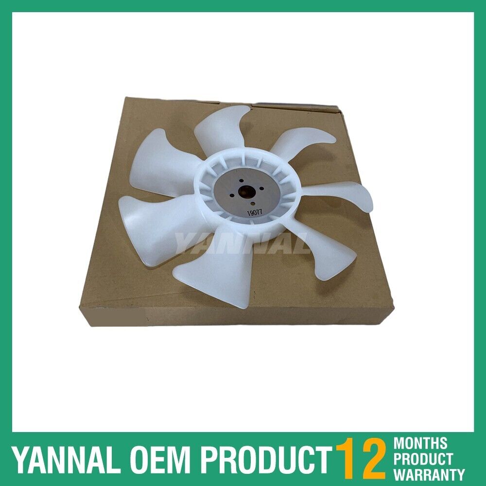 Fan 7 Blade 19077-74110 For Kubota D1703 D1803 V2003 V2203 V2403 Engine