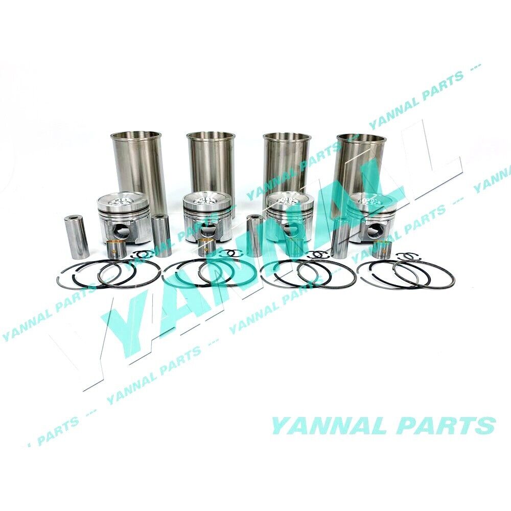 New Komatsu PC130-8 QSB3.3 Cylinder Overhaul Liner Kit With Piston Rings Liner