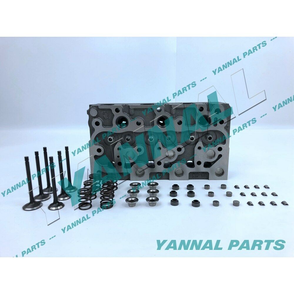 New D1101 Complete Cylinder Head With Valves For Kubota