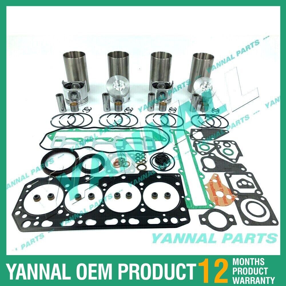 New STD Yanmar 4TNE88 Overhaul Kit With Full Gasket Kit