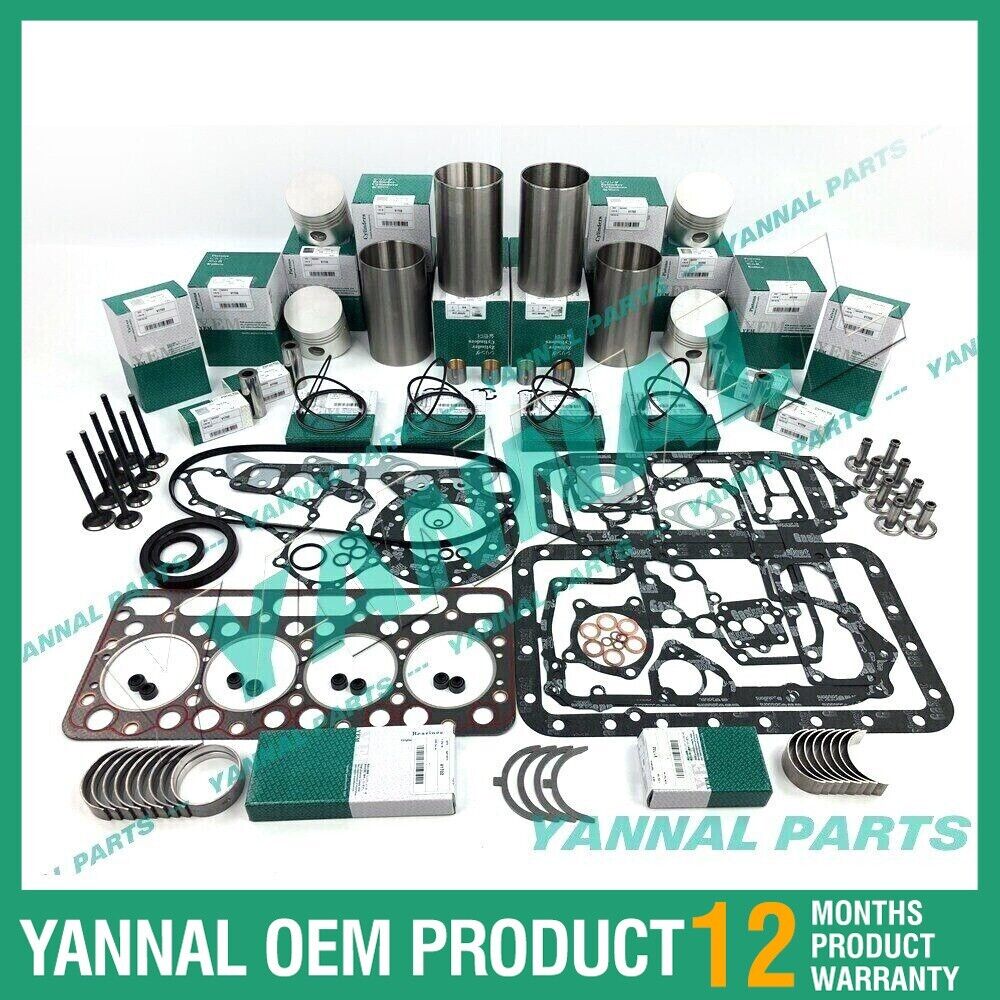 Kit de reconstrucci¨®n de reacondicionamiento V1702 V1702B para inyecci¨®n indirecta Kubota para Bobcat 743