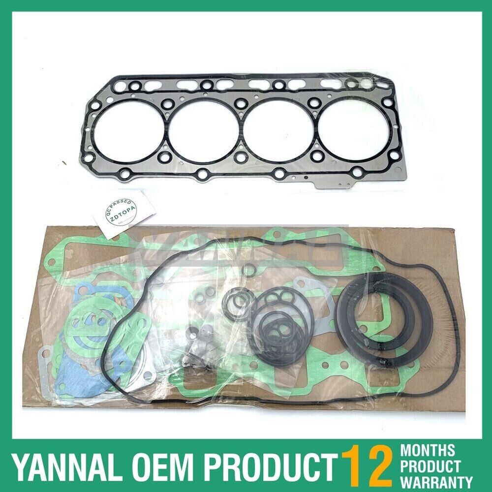 Overhaul Complete Gasket Set Head Gasket For TK486 TK486V Yanmar 4TNV86 Engine