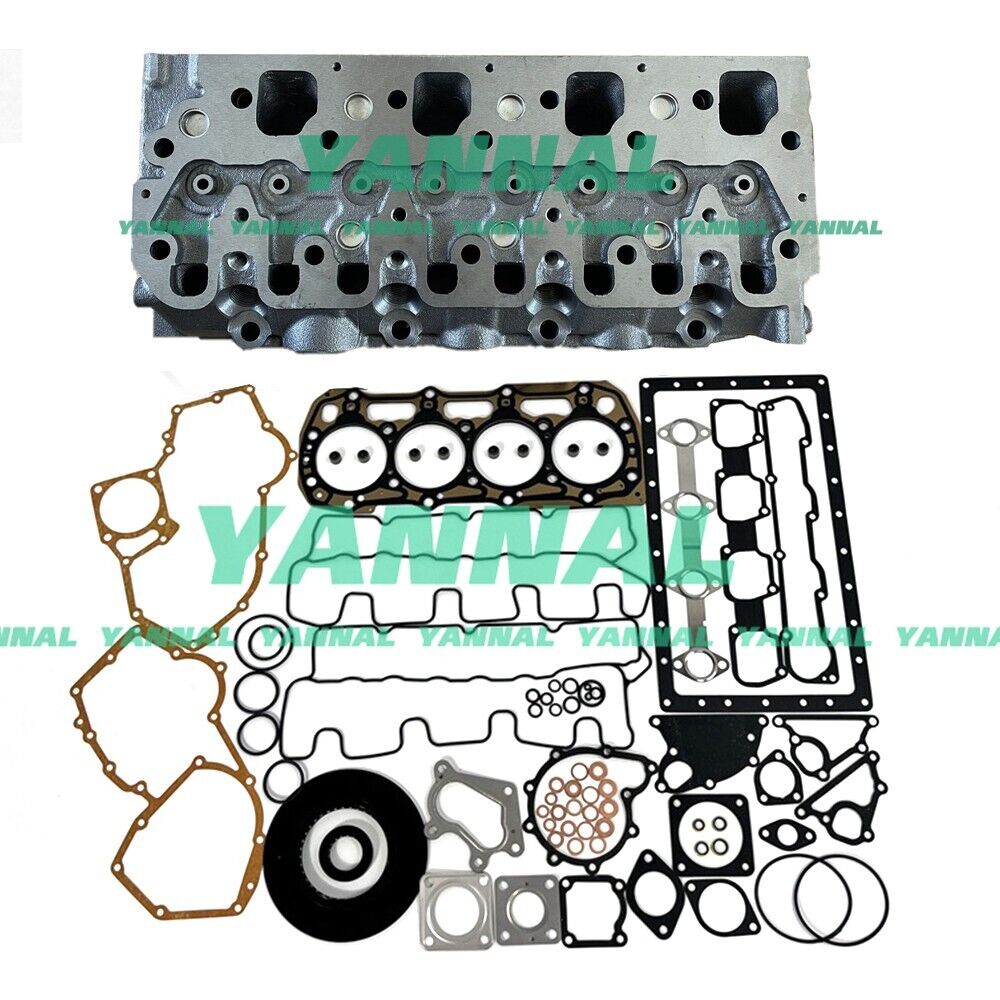 FOR Perkins 404C-22T 404C-22 404C Cylinder Head Assy With full Gasket Set