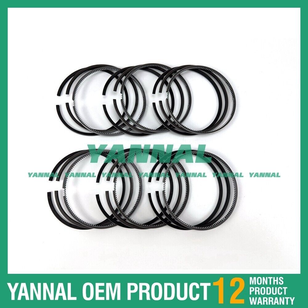 مجموعة حلقات مكبس الأسطوانة الجديدة Mitsubishi 6D31 STD (لمحرك واحد)