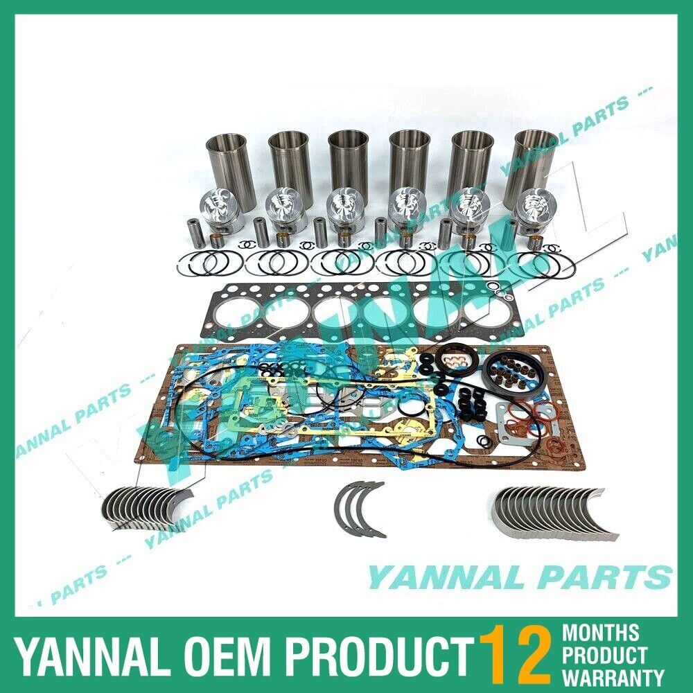 6D95 6D95-5 6D95L-1 Overhaul Rebuild Kit For Komatsu FD40T-4 FD40T-5 Forklift