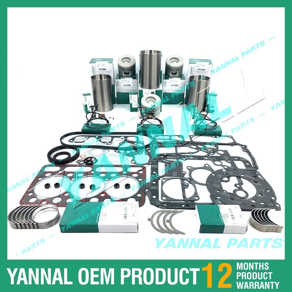 Nuevo kit de revestimiento Kubota D1402-IDI con juego completo de juntas y kit de v¨¢lvulas de rodamientos