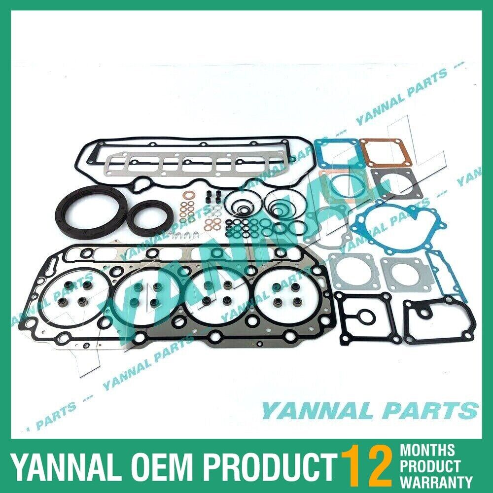 Complete Gasket Set For Yanmar 4TNV106 4TNV106T-XTBL Excavator Takeuchi Loader