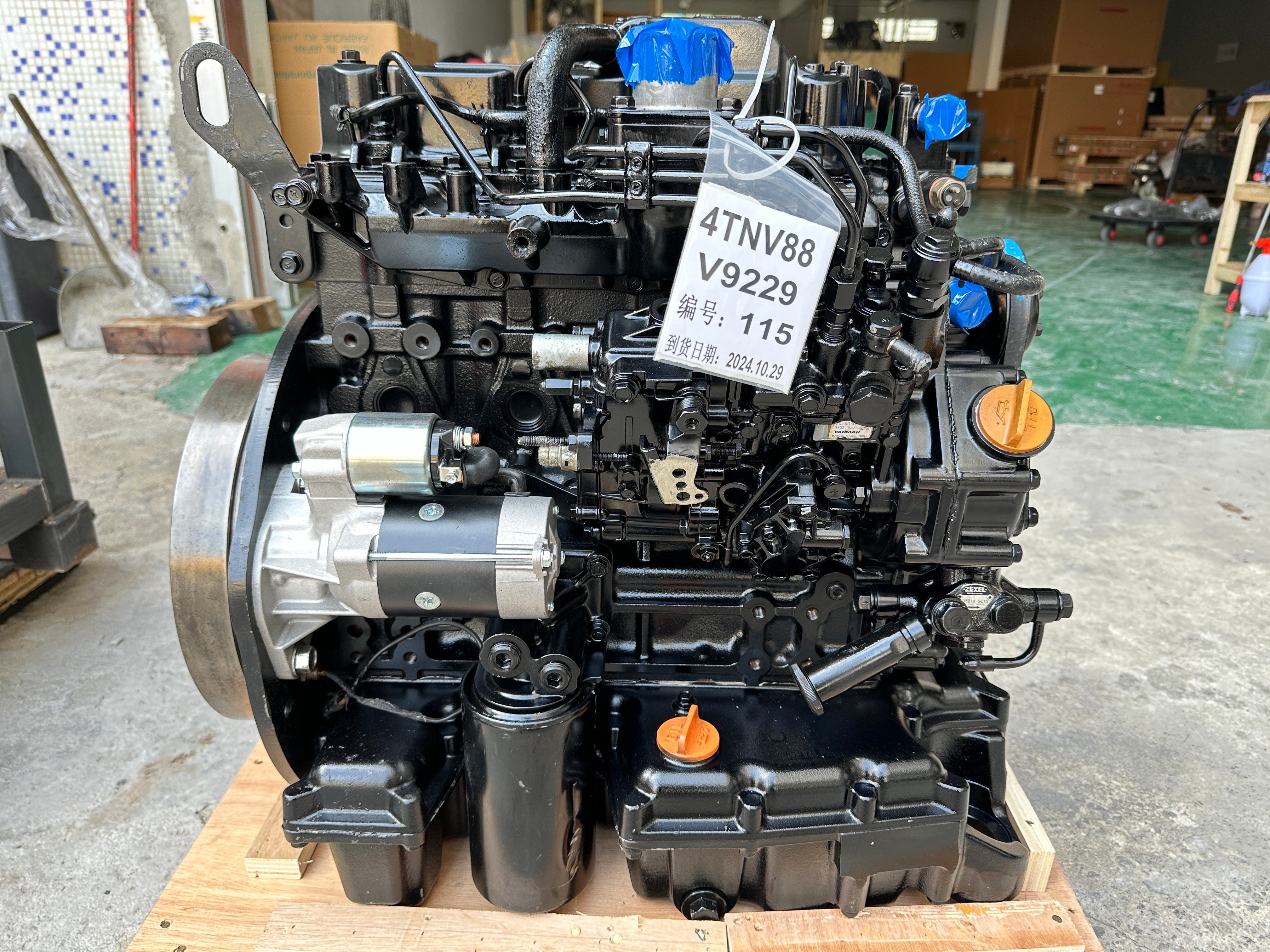 4TNV88 Diesel Engine Assembly V9229 Fit For Yanmar Engine