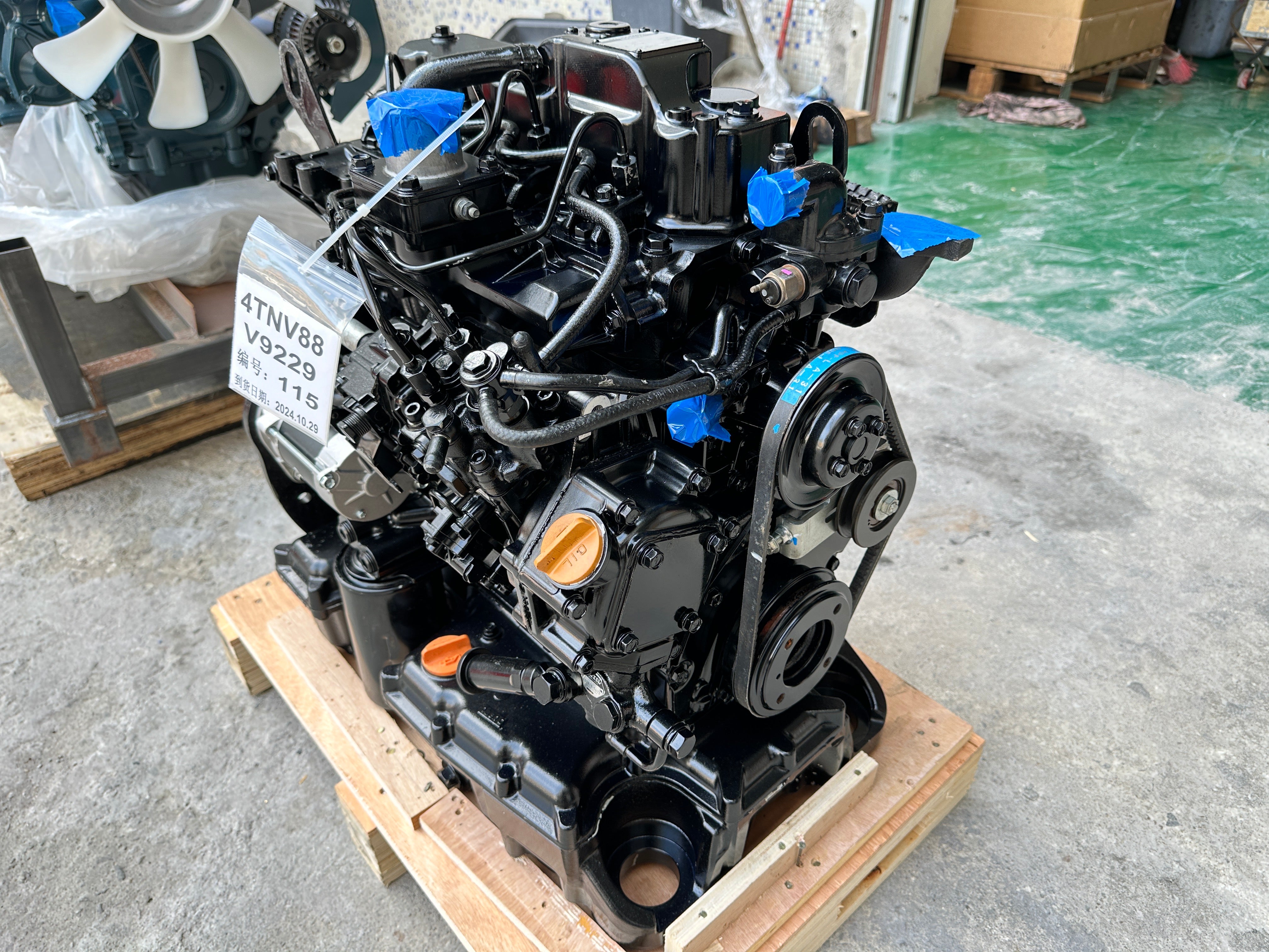 4TNV88 Diesel Engine Assembly V9229 Fit For Yanmar Engine