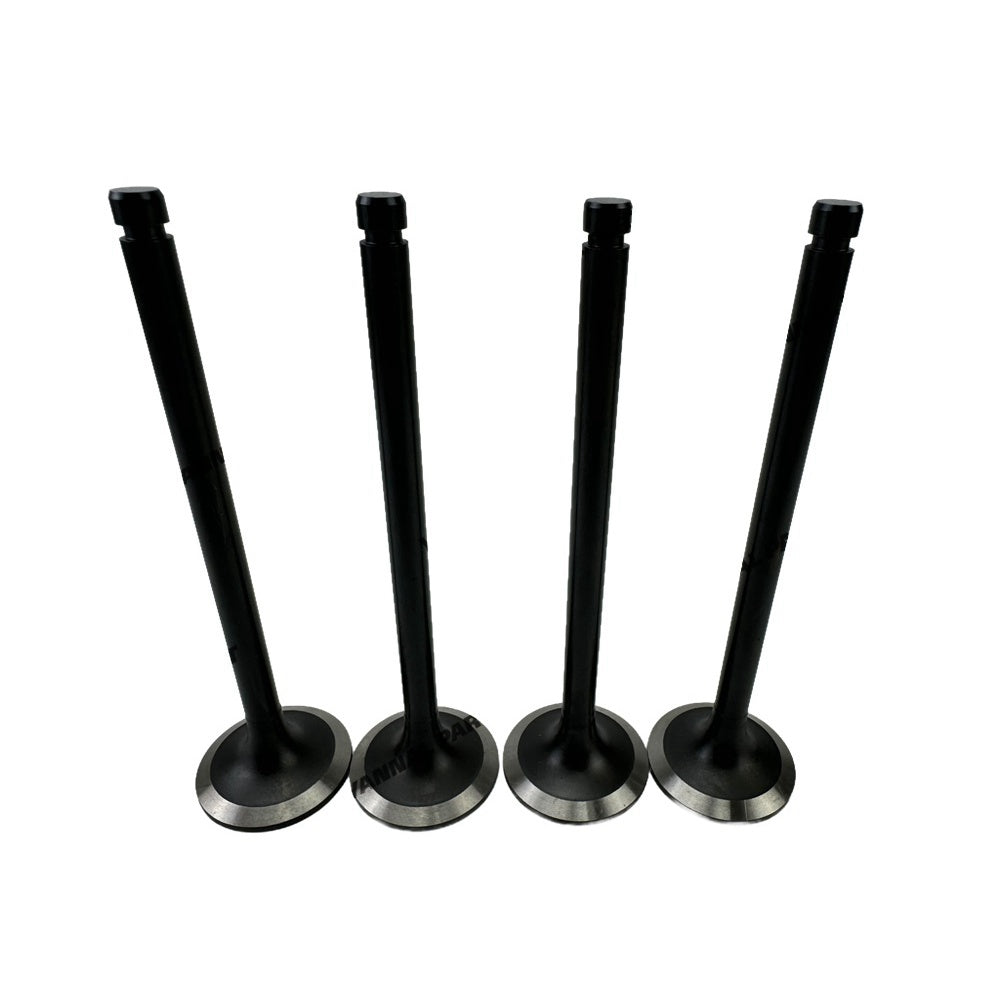 4 PCS Exhaust Valve Fit For Mitsubishi S4K Engine