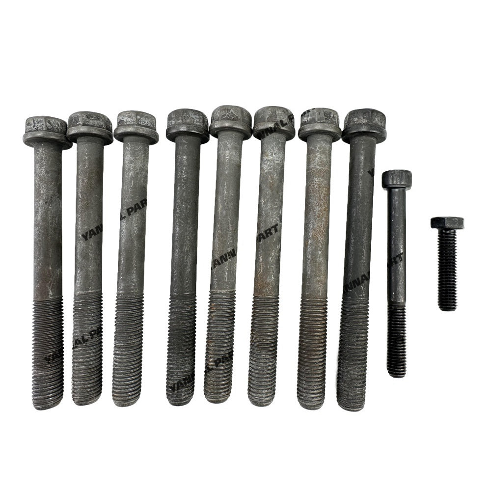 10 PCS Cylinder Head Bolt Fit For Isuzu 3KC1 Engine