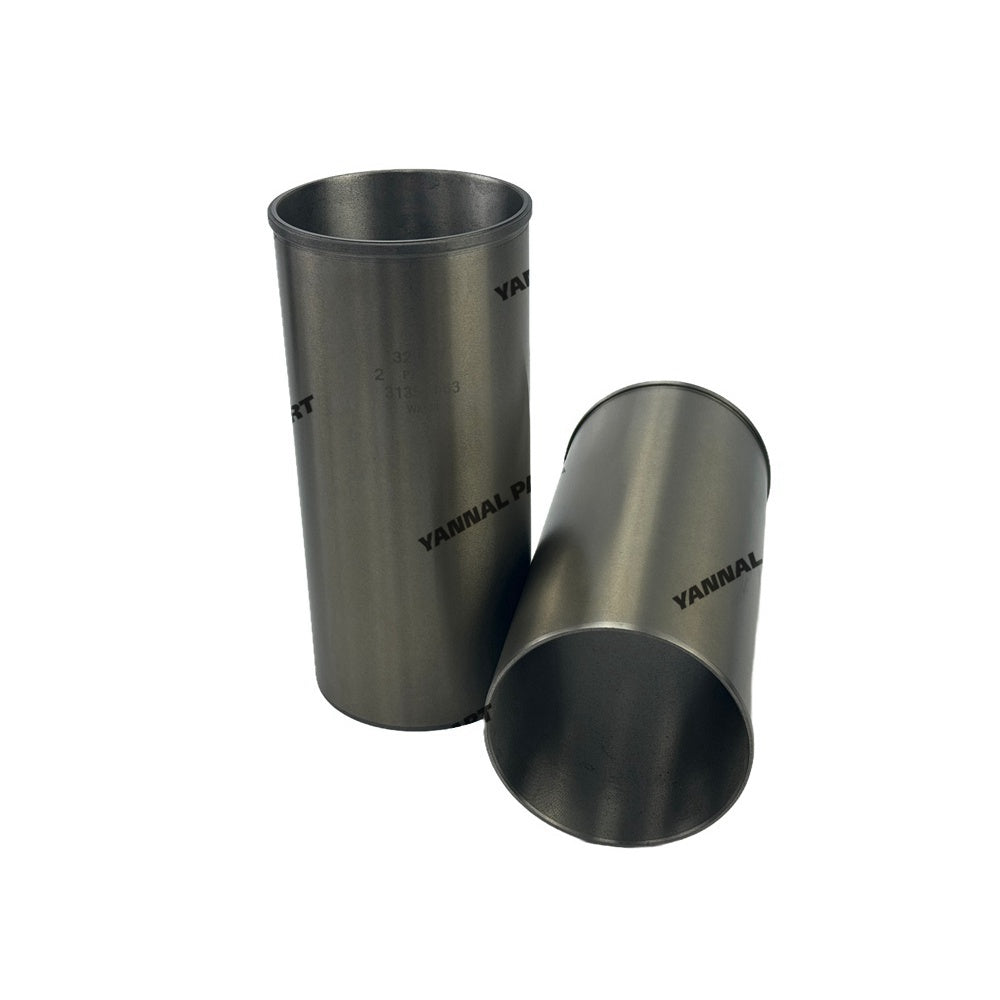 6 PCS Cylinder Liner 3135X063 Fit For Perkins 1006E-6TW Engine