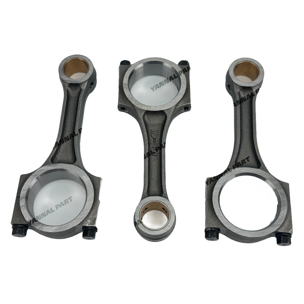 3 PCS Connecting Rod Fit For Yanmar 3TNV80 Engine